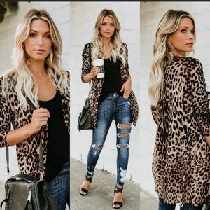 Leopard cardigan